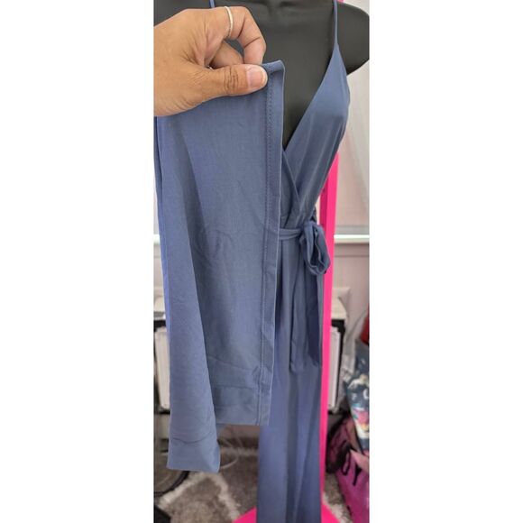 Made with Love Pants - Elegant Blue Jumpsuit